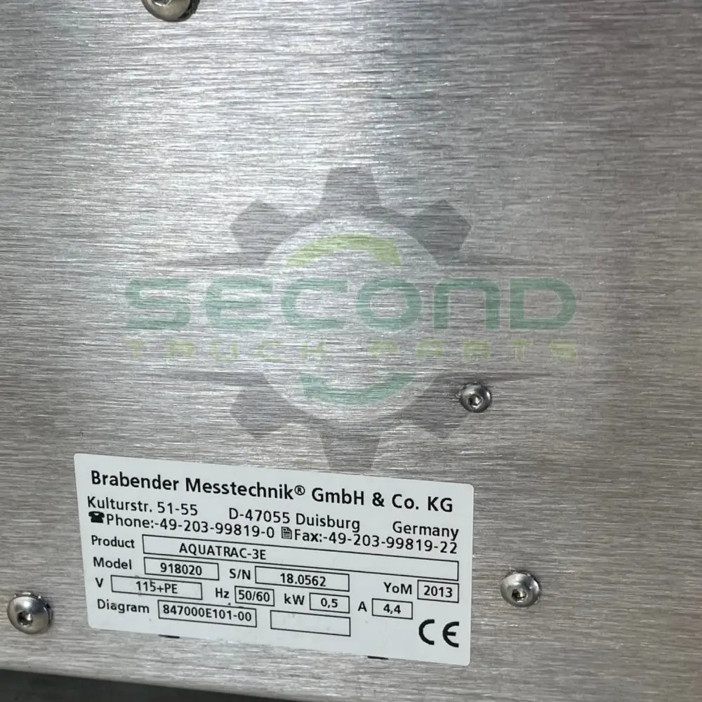 AQUATRAC-3E Genuine Anton Paar Water Selective Moisture Analyzer - Second Truck Parts