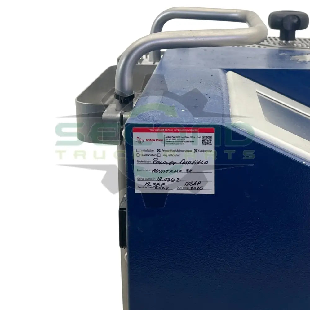AQUATRAC-3E Genuine Anton Paar Water Selective Moisture Analyzer - Second Truck Parts