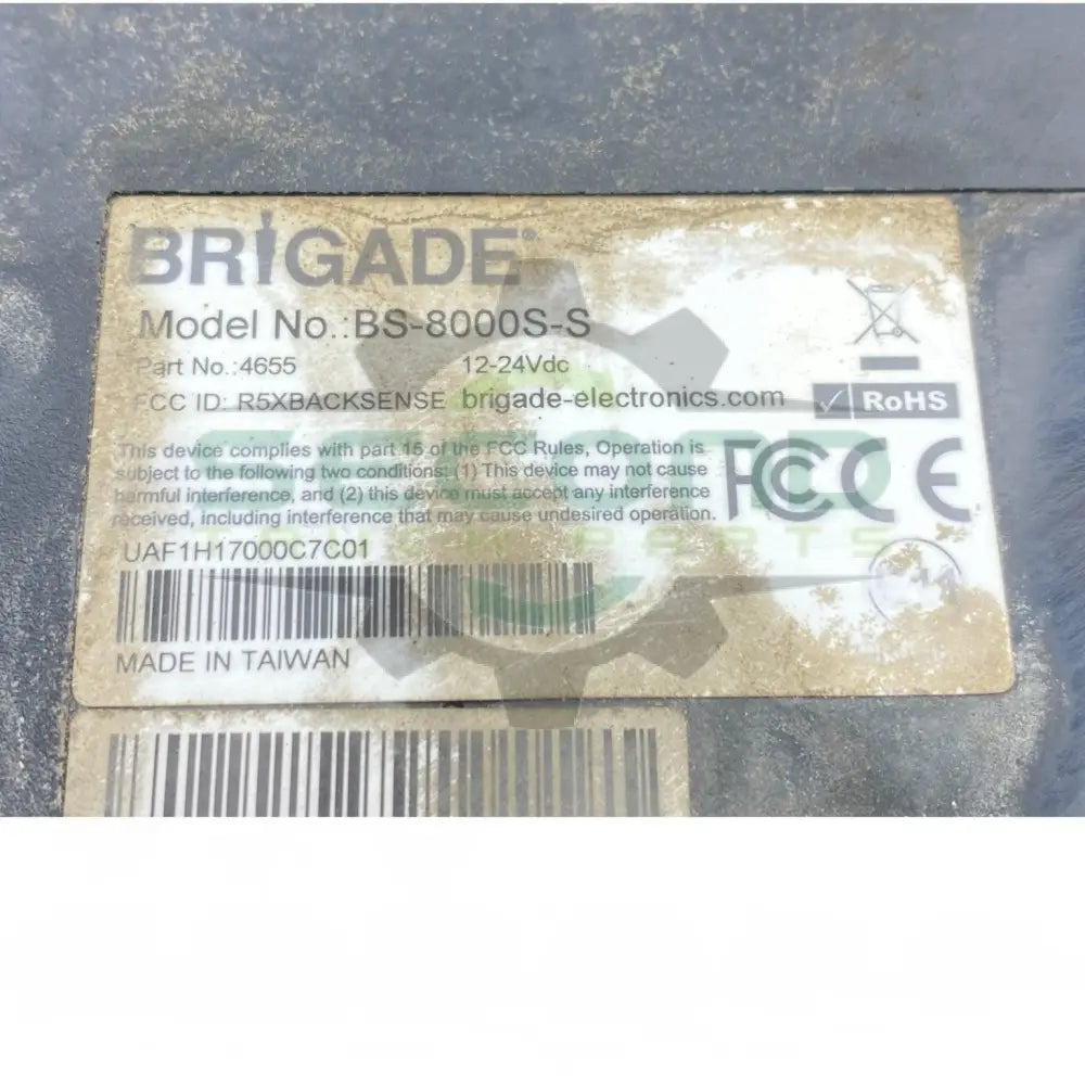 BS-8000S-S Genuine Brigade Backsense Radar - Second Truck Parts