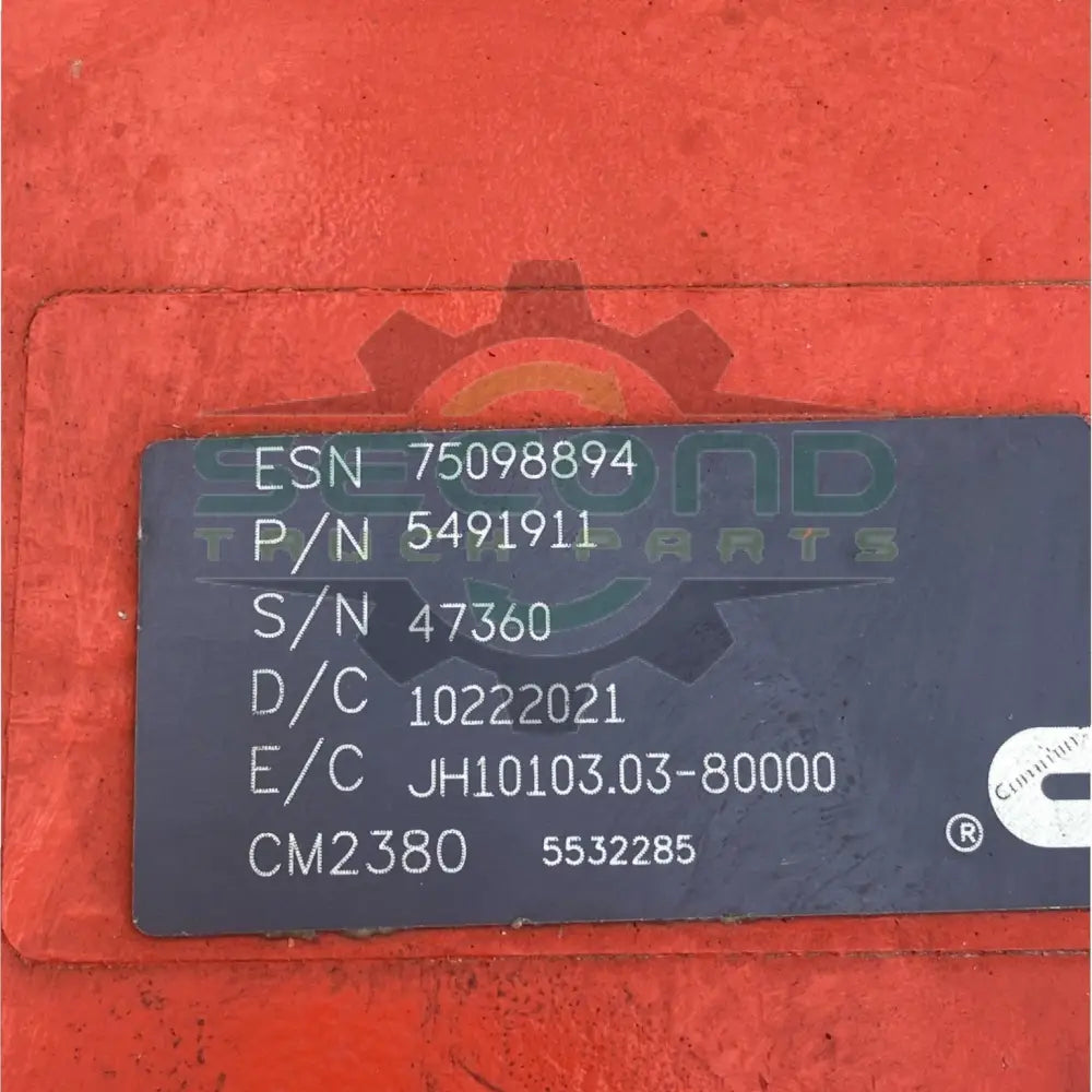 5491911 Genuine Cummins ECM Electronic Control Module - Second Truck Parts