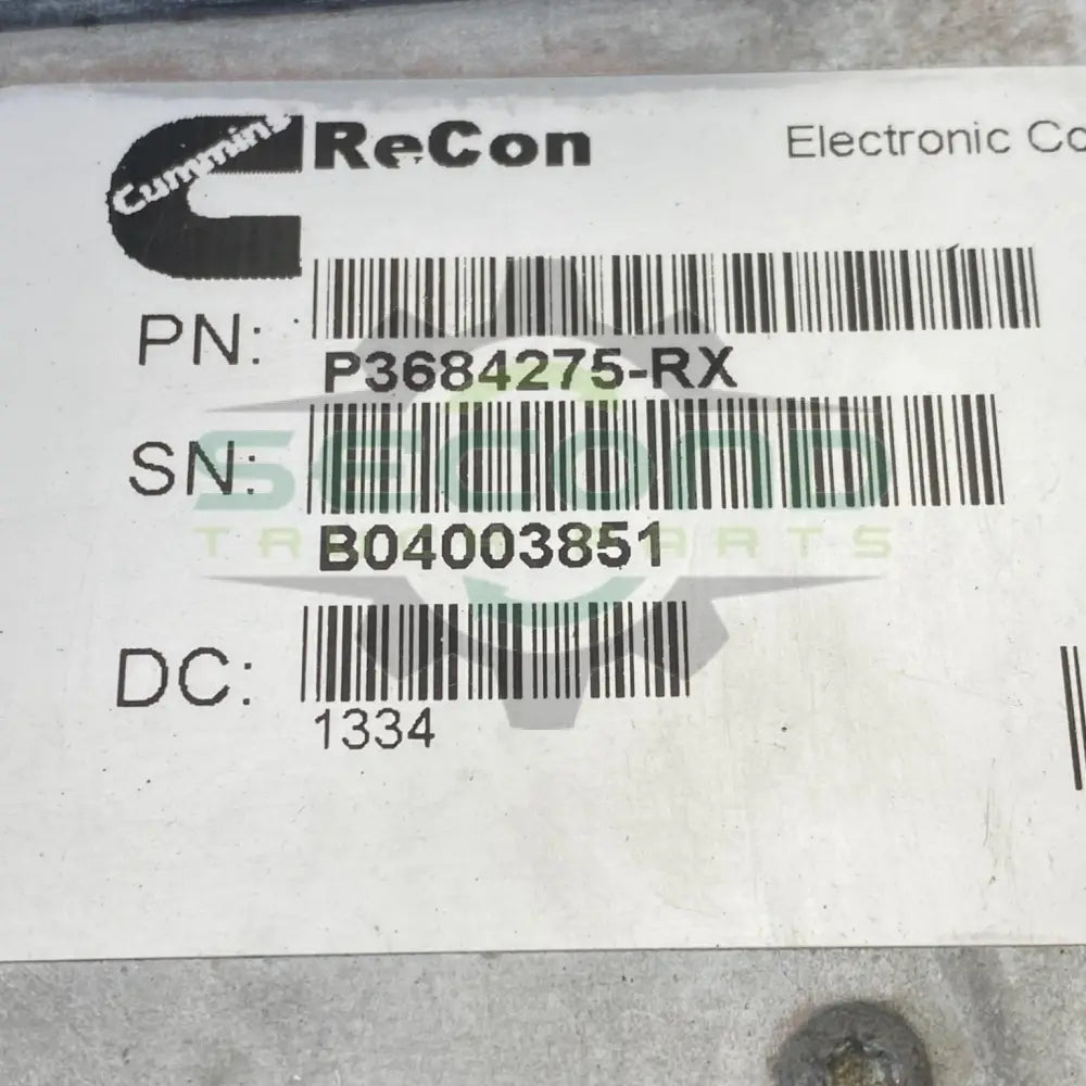 P3684275-RX Genuine Cummins ECM Engine Control Module - Second Truck Parts