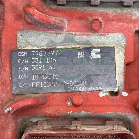 5317106 Genuine Cummins Electronic Control Module - Second Truck Parts