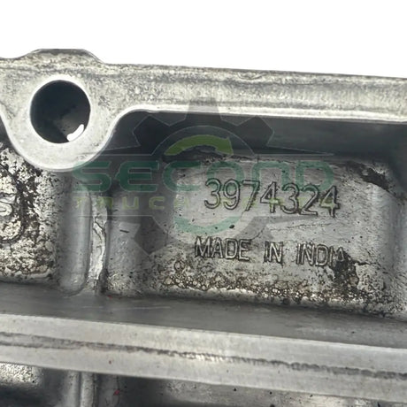 3974324 Genuine Cummins Lubricating Oil Cooler Cover - Second Truck Parts