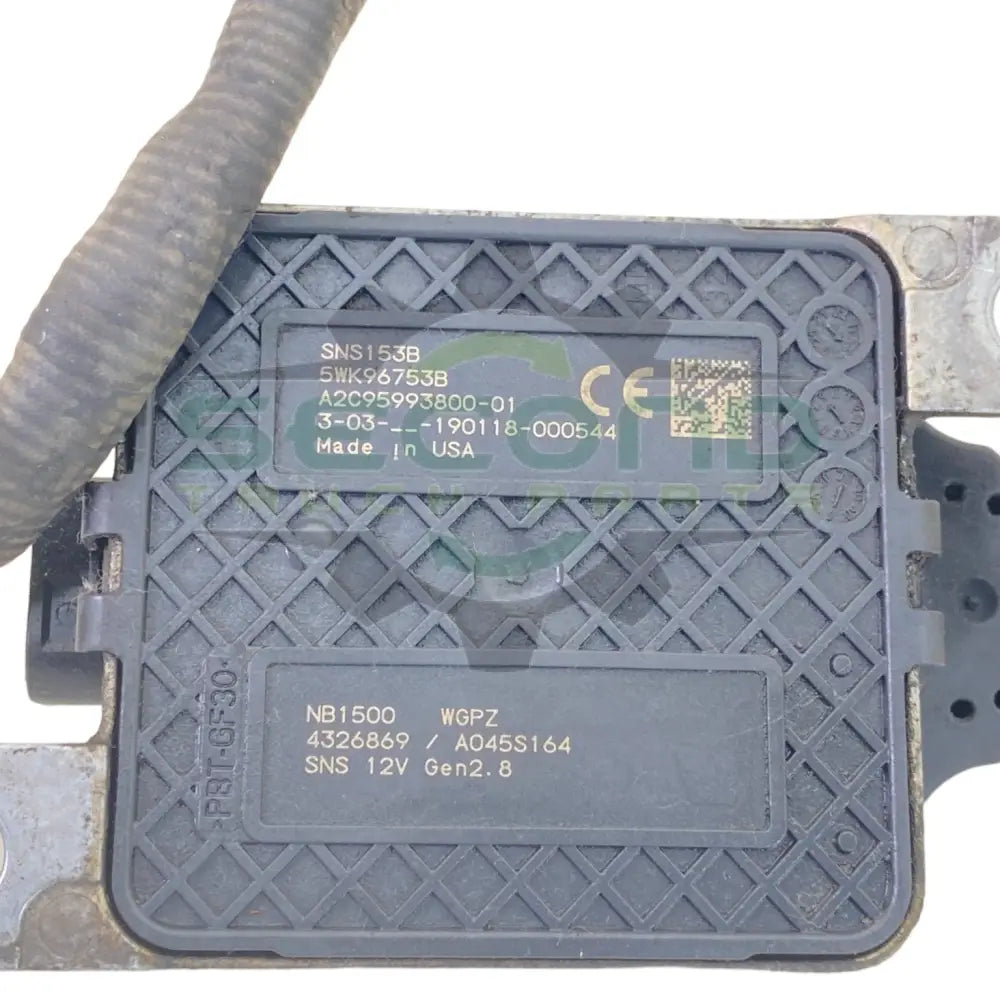 4326869 Genuine Cummins NOX Nitrogen Oxide Sensor - Second Truck Parts