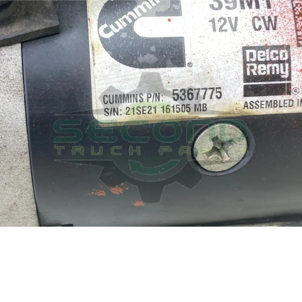 5367775 Genuine Cummins Starter Motor - Second Truck Parts