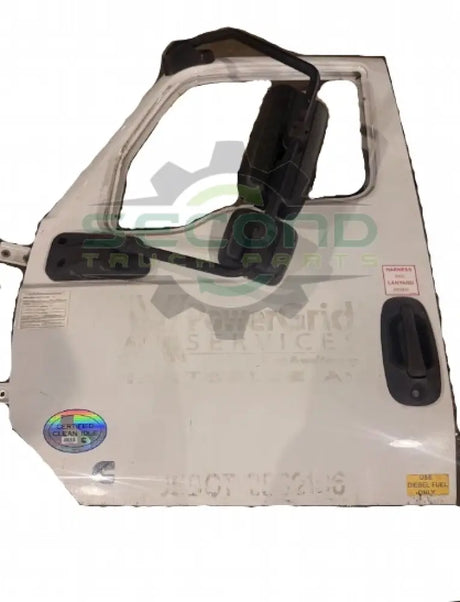 0620 A188 Genuine Cummins White Left Driver Door - Second Truck Parts