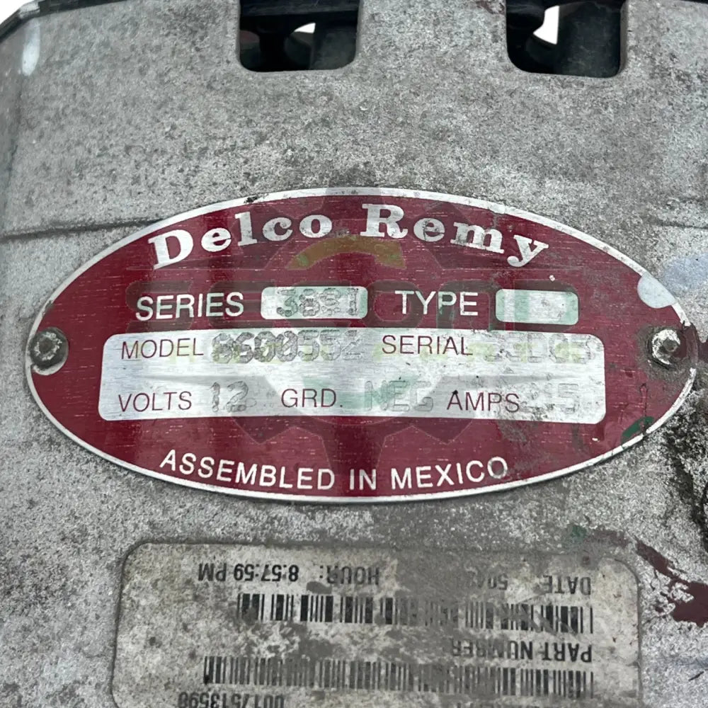 8600552 Genuine Delco Remy Alternator 12V 215A - Second Truck Parts