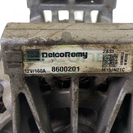 8600201 Genuine Delco Remy Alternator 28SI 12V 160A - Second Truck Parts