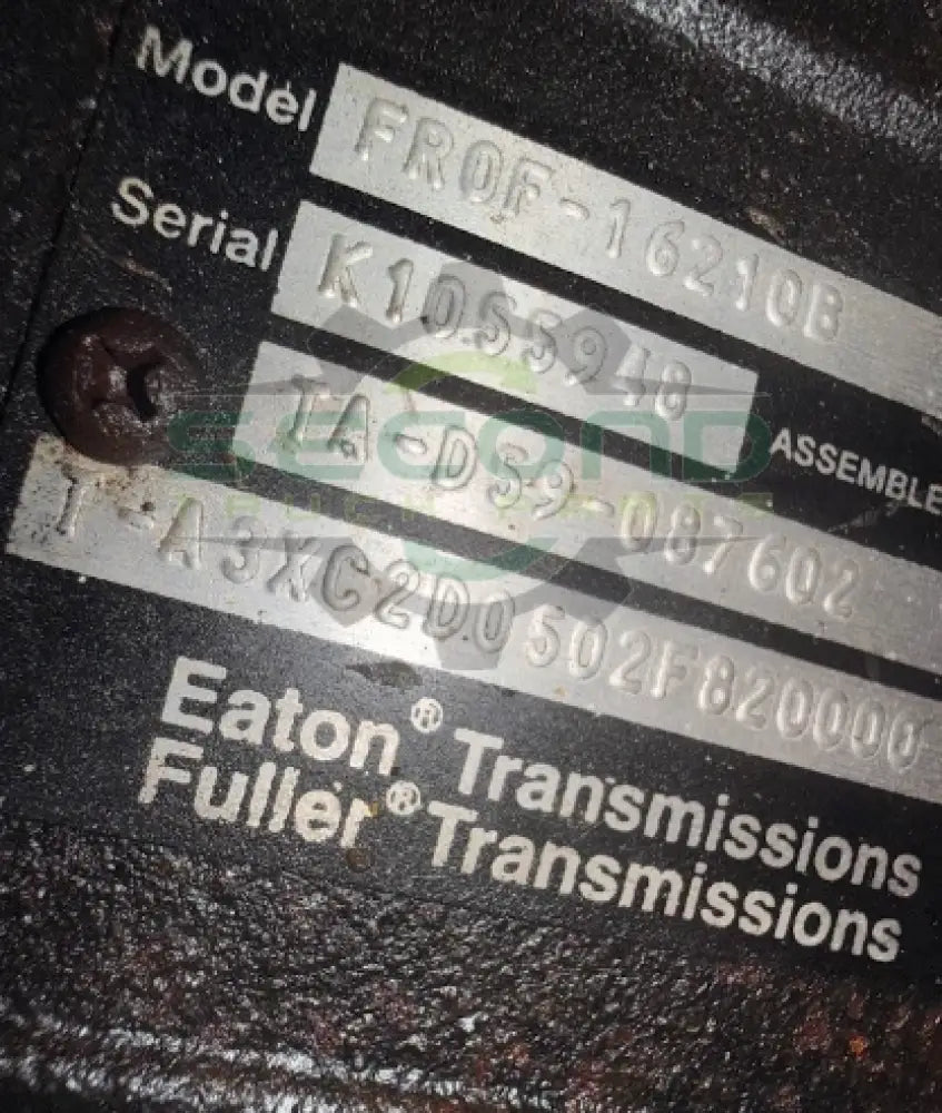 FROF-16210B Genuine Eaton Transmission - Second Truck Parts