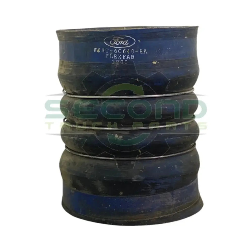 F6HT-6C640-HA Genuine Ford Blue Rubber Air Inlet Hose - Second Truck Parts