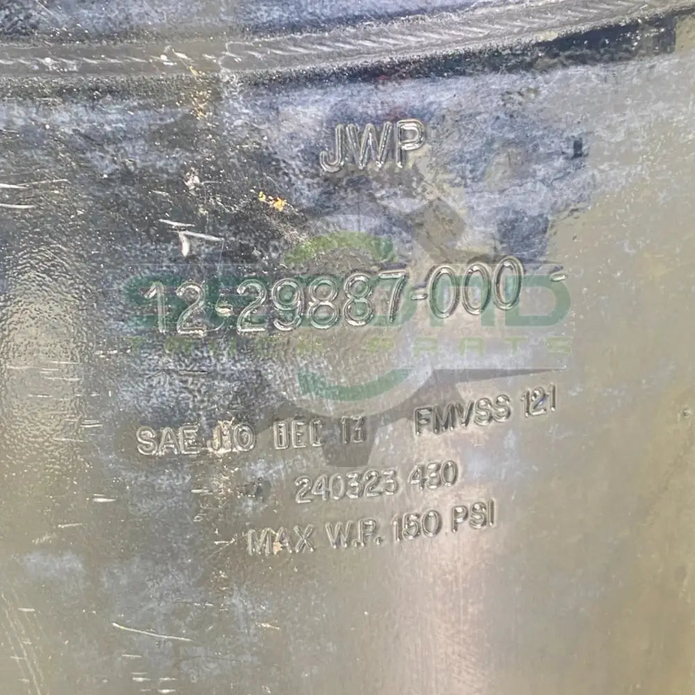 12-29887-000 Genuine Freightliner Aluminum Air Tank 620 Cubic Inch 12''x9'' - Second Truck Parts