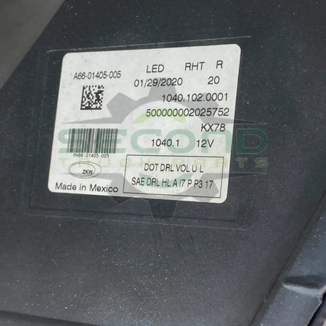 A66-01405-005 Genuine Freightliner Led Headlamp Assembly - Second Truck Parts