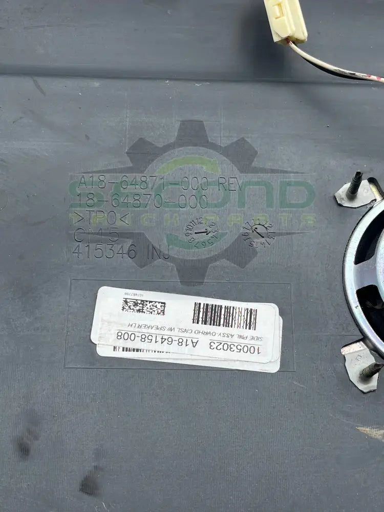 A18-64158-008 Genuine Freightliner Left Hand Overhead Console Side Panel - Second Truck Parts