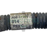 A06-67308-014 Genuine Freightliner Negative Battery Cable Black 2/0 Gauge 1/2 x 3/8 - Second Truck Parts