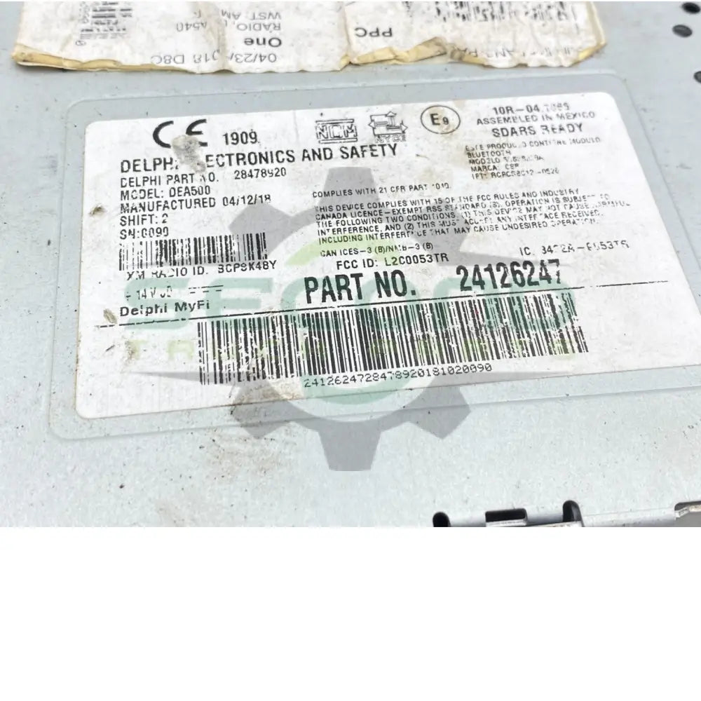 24126247 Genuine Freightliner Radio AM FM CD - Second Truck Parts