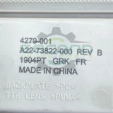 A22-73822-000 Genuine Freightliner Rear Dome Light Clear Lens - Second Truck Parts