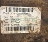 A33-1216-00100R Genuine Freightliner Right Hand Partial Fairing Assembly - Second Truck Parts