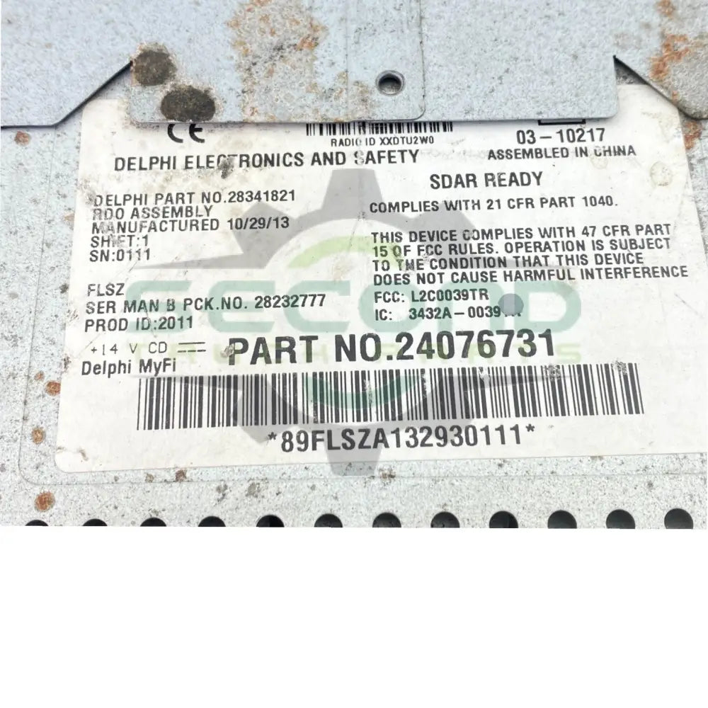 24076731 Genuine Freintliner Radio AM/FM/CD - Second Truck Parts