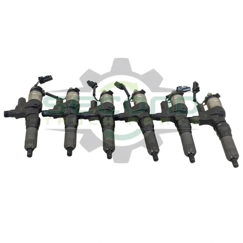 0233 Genuine Hino Fuel Injectors Set Of Six - Second Truck Parts