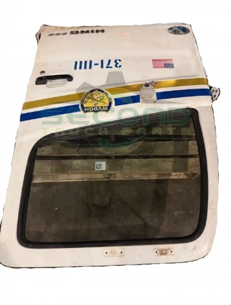 606-13790 Genuine Hino White Left Driver Door - Second Truck Parts