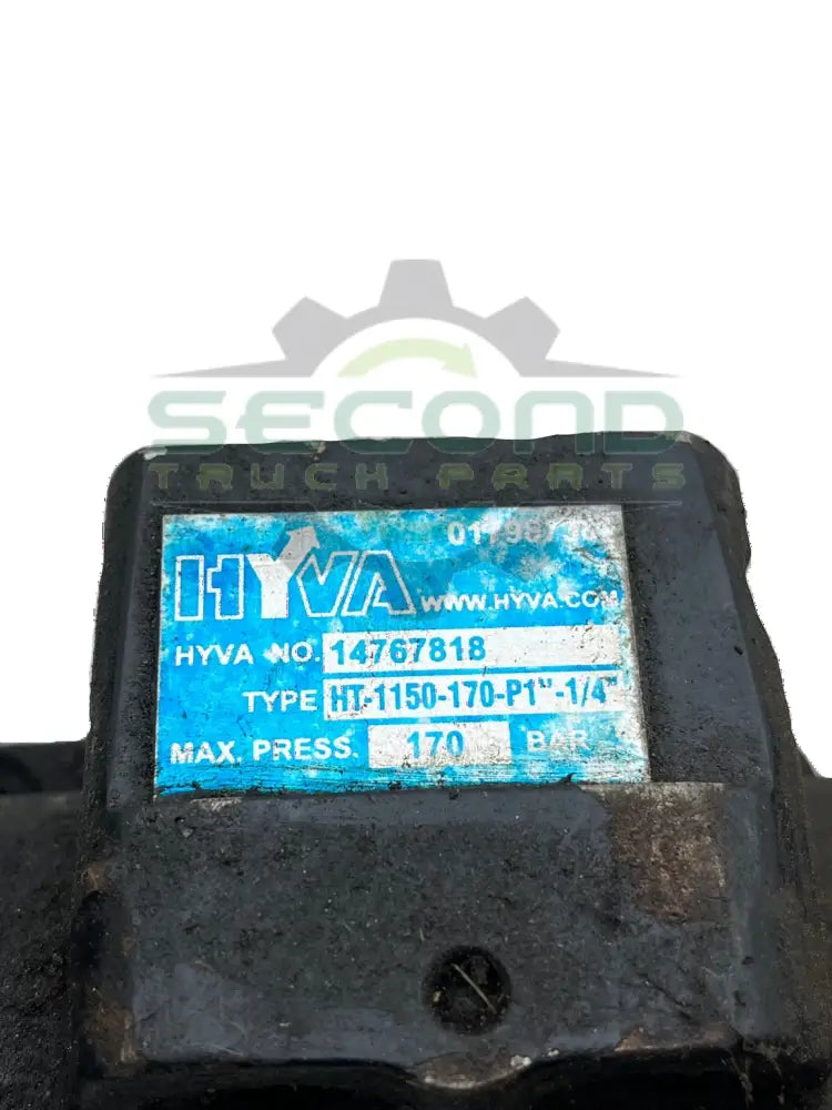 14767818 Genuine Hyva Tipping Valve - Second Truck Parts