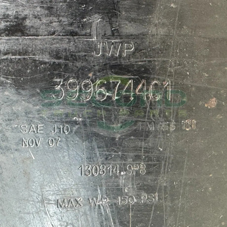 3996744C1 Genuine International Air Tank Wet/Secondary-Steel 12" - Second Truck Parts