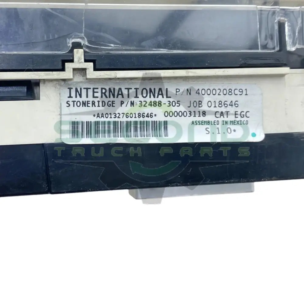 4000208C91 Genuine International Cluster Instrument - Second Truck Parts