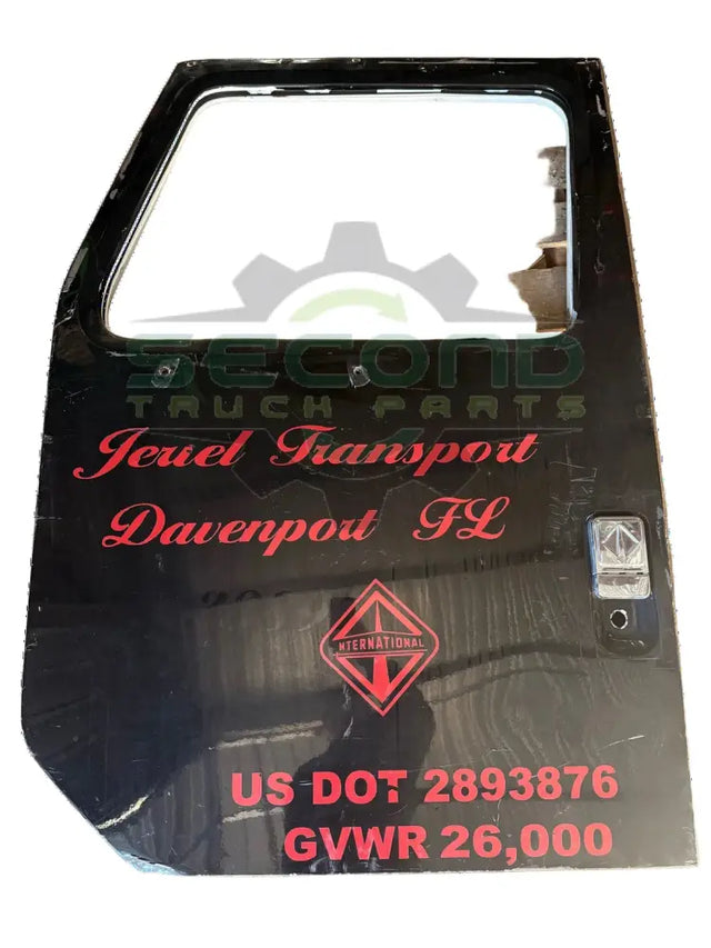 Genuine International Left Front Black Door - Doors