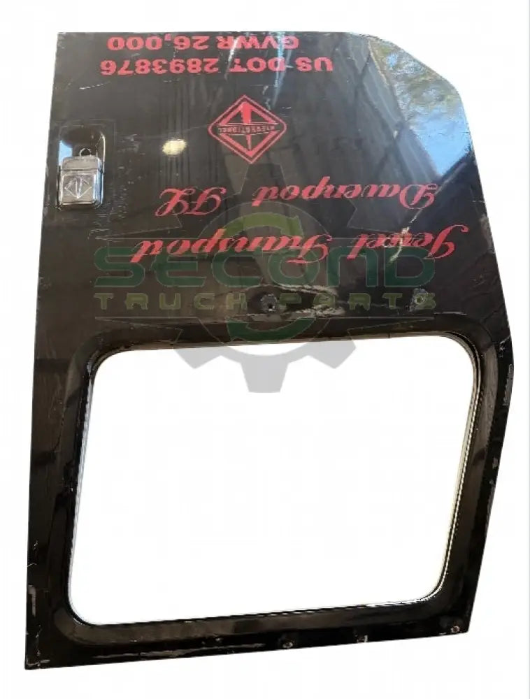 Genuine International Left Front Black Door - Doors