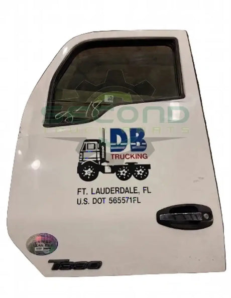R25-1287-001 Genuine Kenworth Left Hand White Door T680/T880 - Second Truck Parts