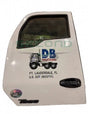 R25-1287-001 Genuine Kenworth Left Hand White Door T680/T880 - Second Truck Parts