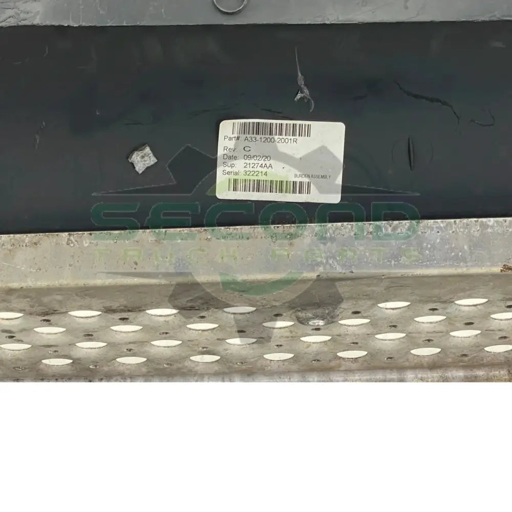 A33-1200-2001R Genuine Kenworth Right Forward Chassis Fairing Assembly - Second Truck Parts