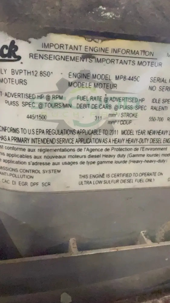 Genuine Mack Diesel Engine - Engines