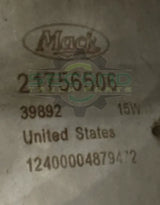 21756506 Genuine Mack Engine Diesel Particulate Filter - Second Truck Parts