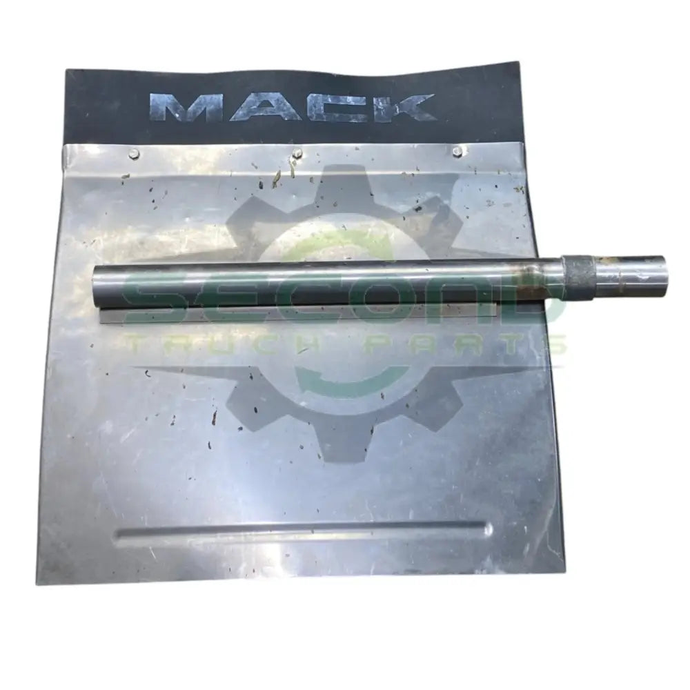 608-13449 Genuine Mack Front Right Passenger Side Drive Axle Crome Mud Flap Guard - Second Truck Parts