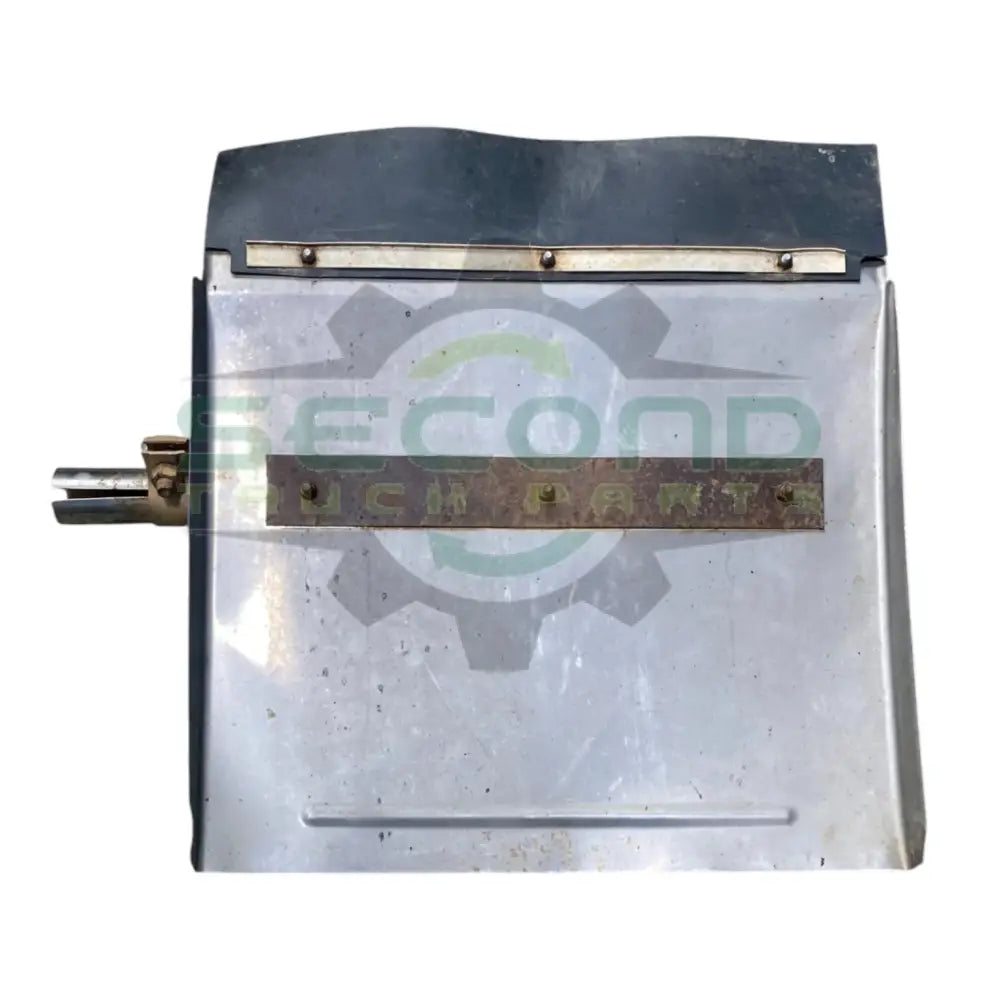 608-13449 Genuine Mack Front Right Passenger Side Drive Axle Crome Mud Flap Guard - Second Truck Parts