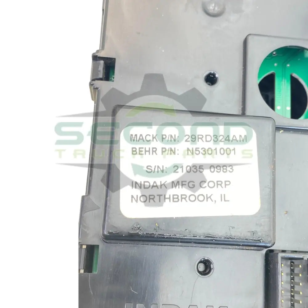 29RD324AM Genuine Mack HVAC Control Panel - Second Truck Parts