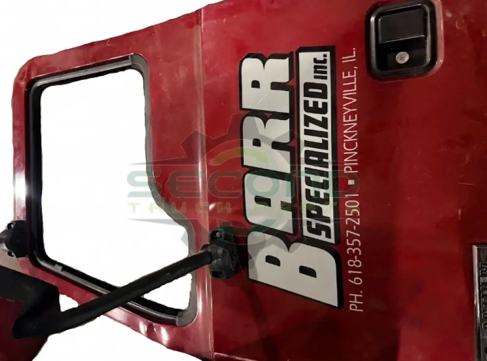 Genuine Mack Left Front Red Door With The Mirror - Doors