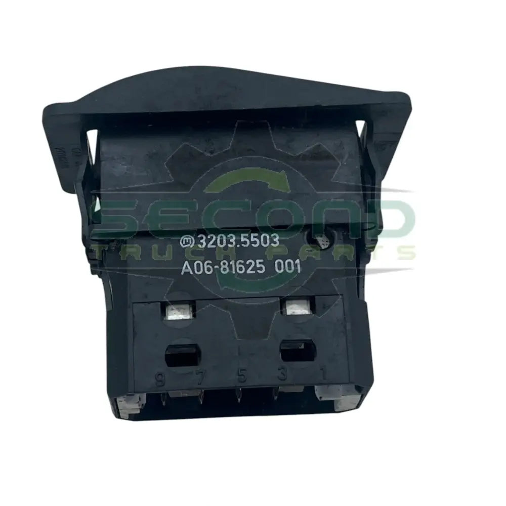 A06-81625-001 Genuine Mack Rocker Switch Power Door Lock Unlock - Second Truck Parts