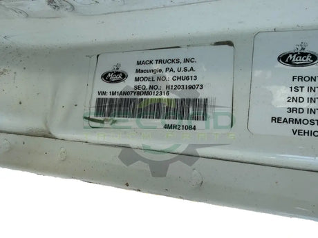 Genuine Mack White Cab CHU613 - Other Truck Parts