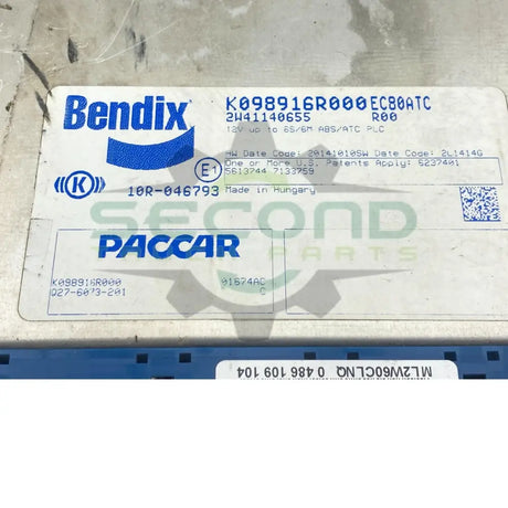 K098916R000 Genuine Paccar 579 Brake Control Module - Second Truck Parts