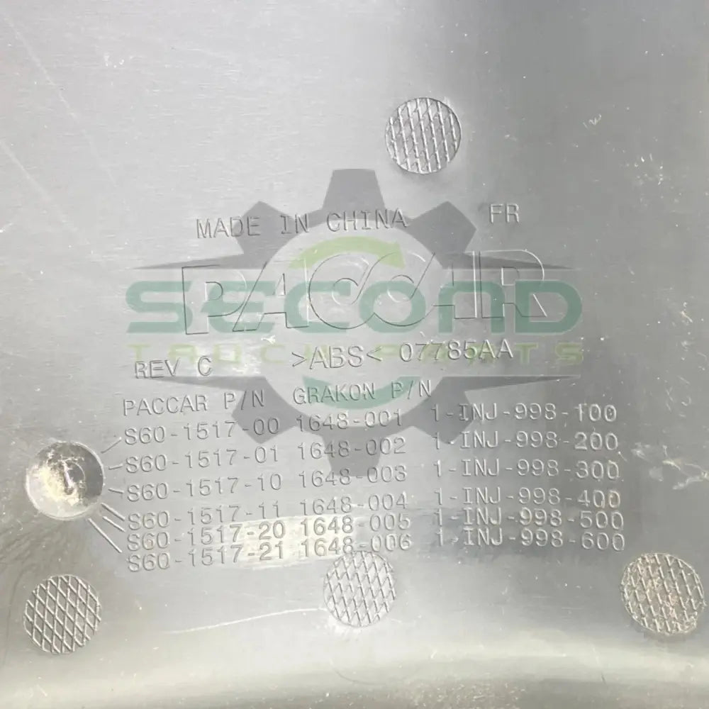 S60-1517-210601 Genuine Paccar Column Cover Dash Panel - Second Truck Parts