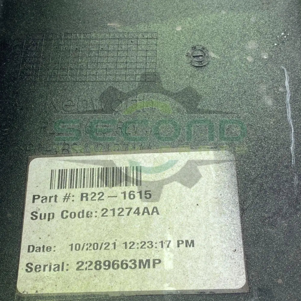 R22-1615 Genuine Paccar Left Green Cowl Panel - Second Truck Parts