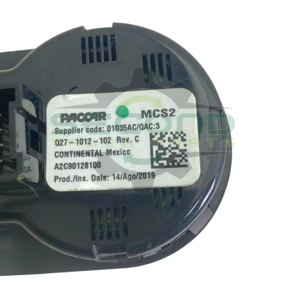 Q27-1012-102 Genuine Paccar Menu Control Dash - Second Truck Parts