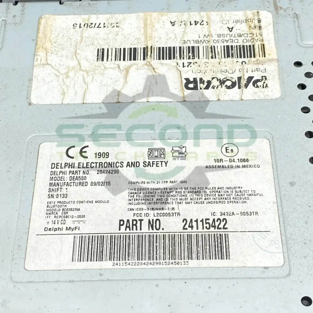 24115422 Genuine Paccar Radio - Second Truck Parts