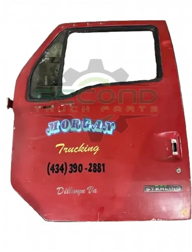 A18-38614-010 Genuine Sterling Red Left Door Assembly - Second Truck Parts
