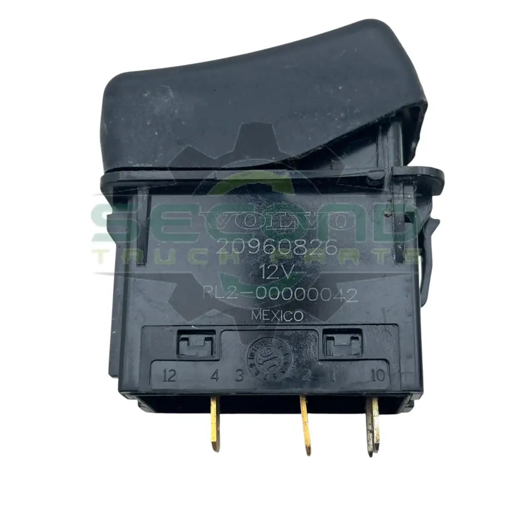 20960826 Genuine Volvo Hill Start Assist Rocker Switch - Second Truck Parts