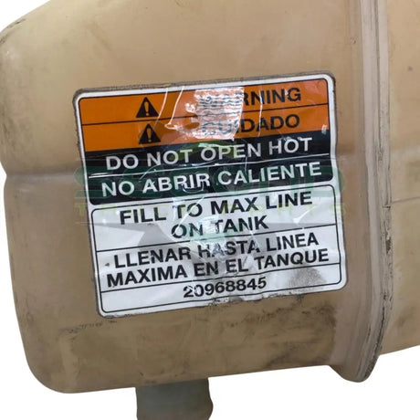 1019340S10 Genuine Volvo Radiator Overflow Tank - Second Truck Parts