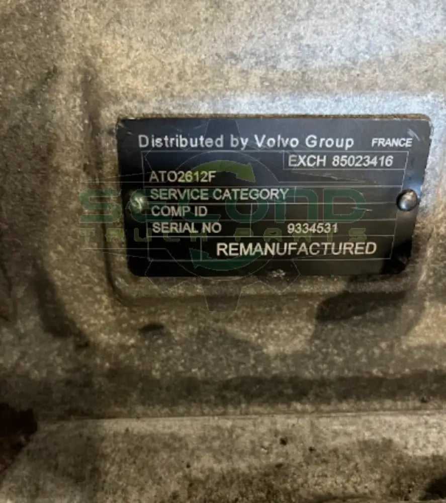 ATO2612F Genuine Volvo Transmission - Second Truck Parts
