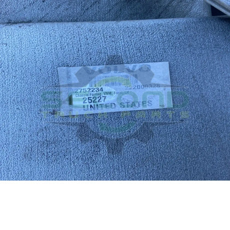 82735636 Genuine Volvo VNM White Left Driver Front Skirt - Second Truck Parts